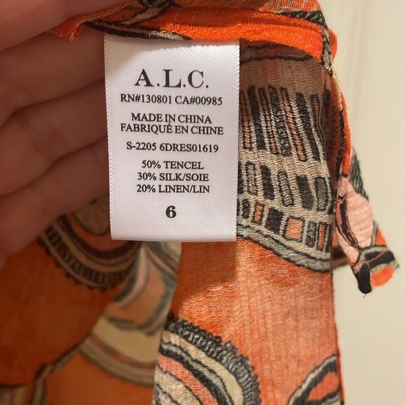 A.L.C. 2 piece long flowing dress size 6 - Picture 12 of 12